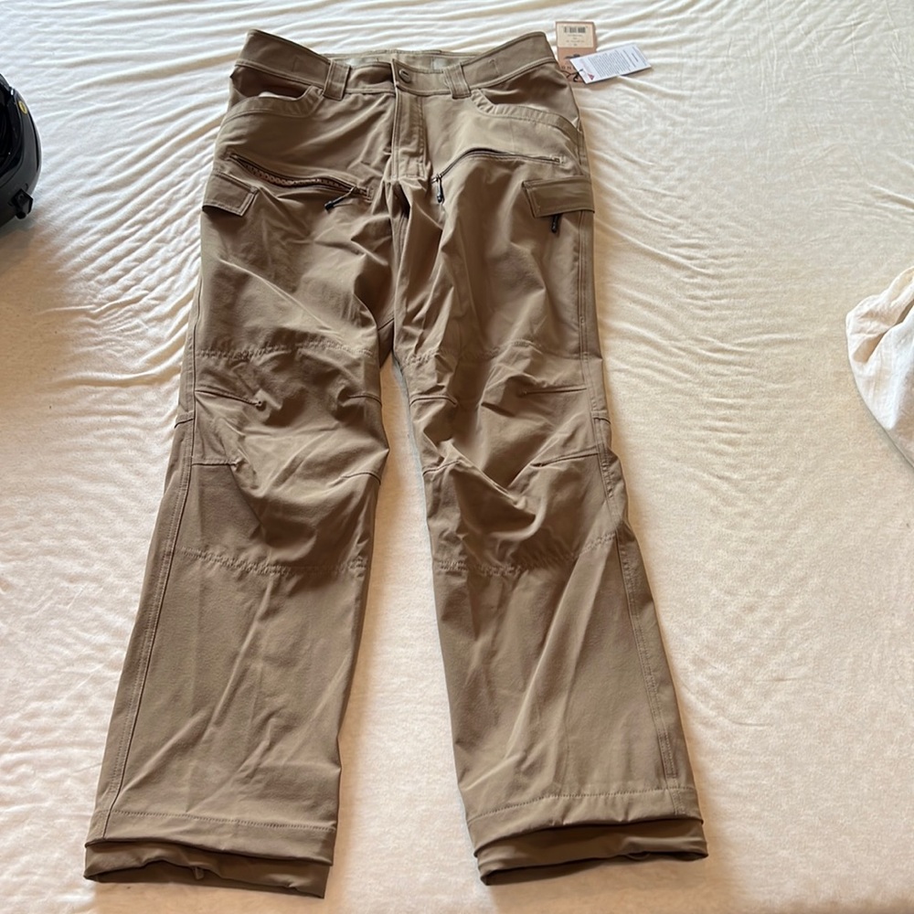 Beyond Clothing, A5 Rig Light Backcountry Pant, Size M, Tan